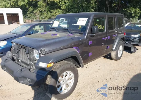 2023 Jeep Wrangler 4-Door Sport S 4X4 from USA, damaged, VIN 1C4HJXDN4PW678353